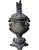 Antique florentine vase in hand-embossed bronze, h53cm 19th century height 53 cm weight 5 kg vase base side x side 18 x 18...