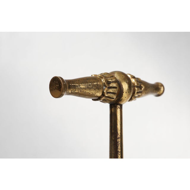 Magazine Rack with Messing Decorations and Feet, France, 1950s For Sale - Image 9 of 12