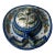 Antique Quimper Hat Shaped Inkwell, French Faience For Sale
