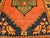 Vintage Kurdish Tribal Area Rug, Handwoven Wool, Red Medallion Design, 4' x 5' For Sale - Image 15 of 18