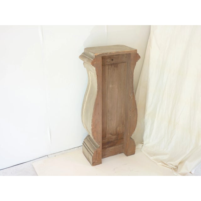 19th Century Tuscan Gray Painted Pedestals For Sale - Image 9 of 10