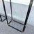 Art Deco Black Lacquered Etagere With Gold Accents and Glass Shelves - A Pair For Sale - Image 9 of 12
