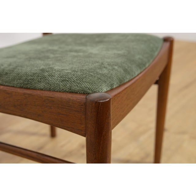 Mid-Century Teak Model 26 Dining Chairs by Henry Kjærnulf for Korup Stolefabrik, Denmark, 1960s, Set of 4 For Sale - Image 16 of 18