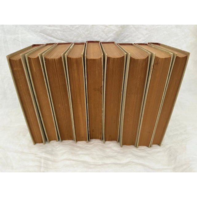 Brown Vintage 1940's Book Club Associates Set of 9 Books For Sale - Image 8 of 9