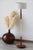 Vintage Scandinavian Light Fixture in Teak, Chrome-Plated Metal and Cotton, 1960s For Sale - Image 6 of 14