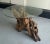 1980s Vintage Burl Wood Root Table With Glass Top For Sale - Image 4 of 7