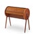 Brown Egon Østergaard Style Danish Teak Tambour Door Roll Top Desk For Sale - Image 8 of 9