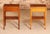 Brown Mid-Century Oak Bedside Tables with Drawers, 1960s, Set of 2 For Sale - Image 8 of 10