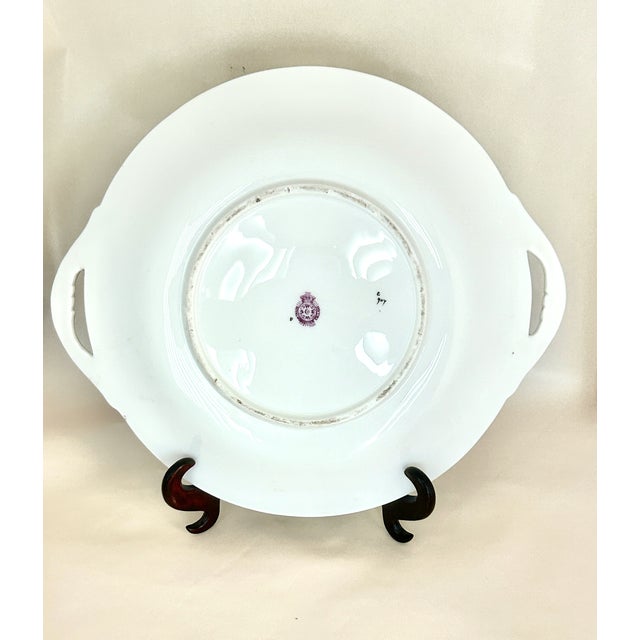 Vintage Art Deco Royal Worcester Porcelain Dessert Service - 7 pcs For Sale - Image 15 of 15