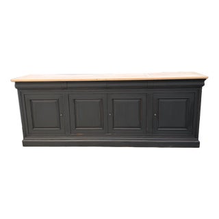 4-Door Cherrywood Sideboard, 1970s For Sale