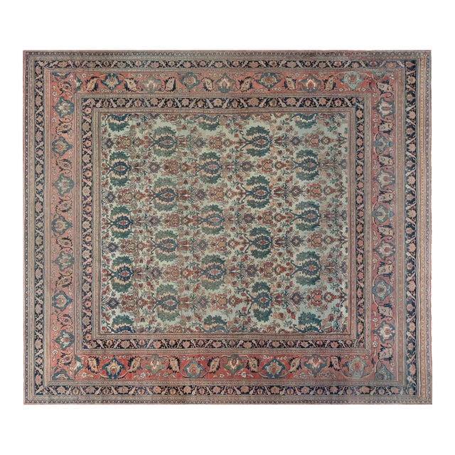 Oversized 1880s Antique Persian Khorassan Rug For Sale