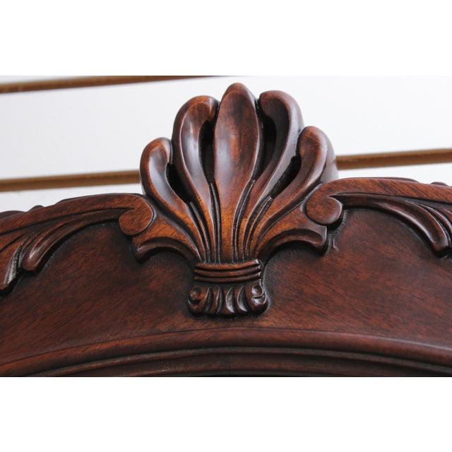 Henkel Harris Mahogany Arch Top Wall Mirror For Sale In Philadelphia - Image 6 of 13
