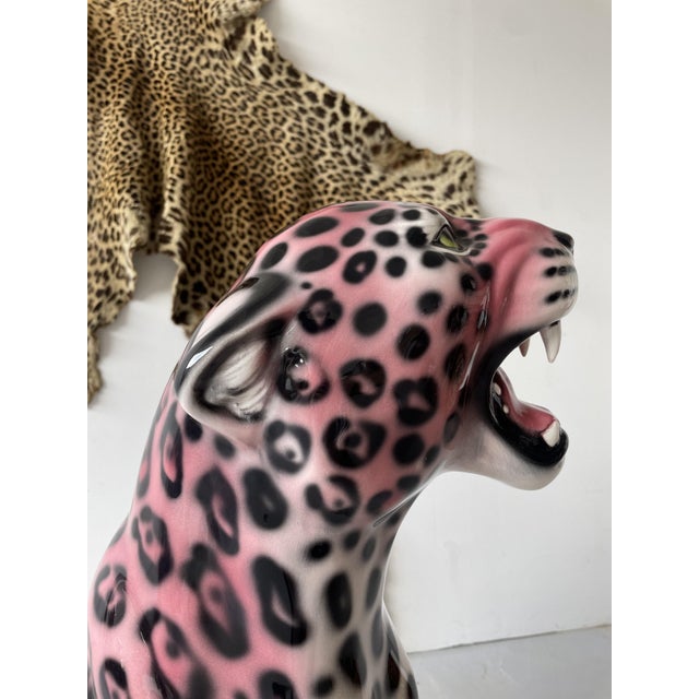 Ceramic Vintage Italian Ceramic Tiger, 2010s For Sale - Image 7 of 10