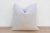 Gray Charcoal & White European Grain Sack Pillow For Sale - Image 8 of 9
