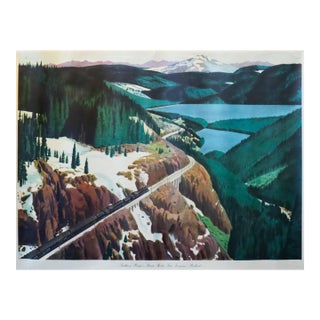 1950 American Transport Poster, 'Southern Pacific Lines (Shasta Route)', Fred Ludekens For Sale