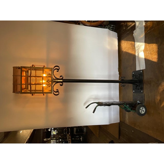 Brass Pier 4 Boston Outdoor Lantern For Sale - Image 8 of 12