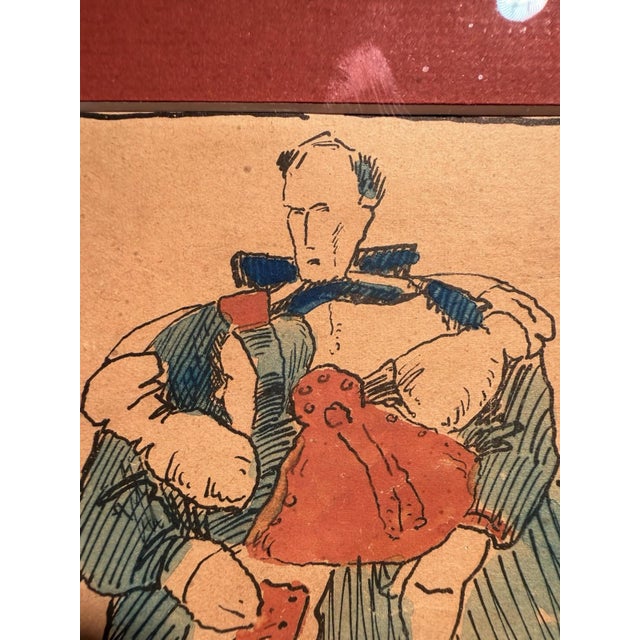 Karl Mons, Couple Dancing a Traditional Schwalm Dance in Willingshausen, Mixed Media For Sale - Image 11 of 13