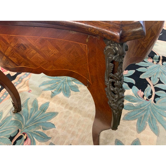 20th Century Reproduction Louis XV Writing Desk For Sale - Image 4 of 14