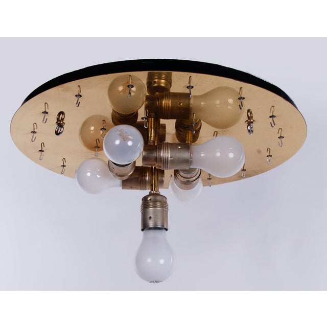 Ceiling Light with Tronchi Murano Glass & Brass by J. T. Kalmar for Kalmar, 1960s For Sale - Image 10 of 12