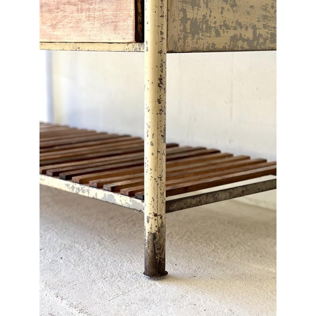 Vintage Industrial Workbench, 1960 For Sale - Image 14 of 18