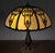 1920s Antique Art Nouveau Carmel Slag Glass Table Lamp For Sale - Image 5 of 14