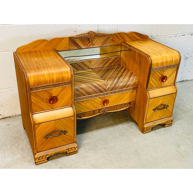 Art Deco Waterfall Style Vanity Chairish