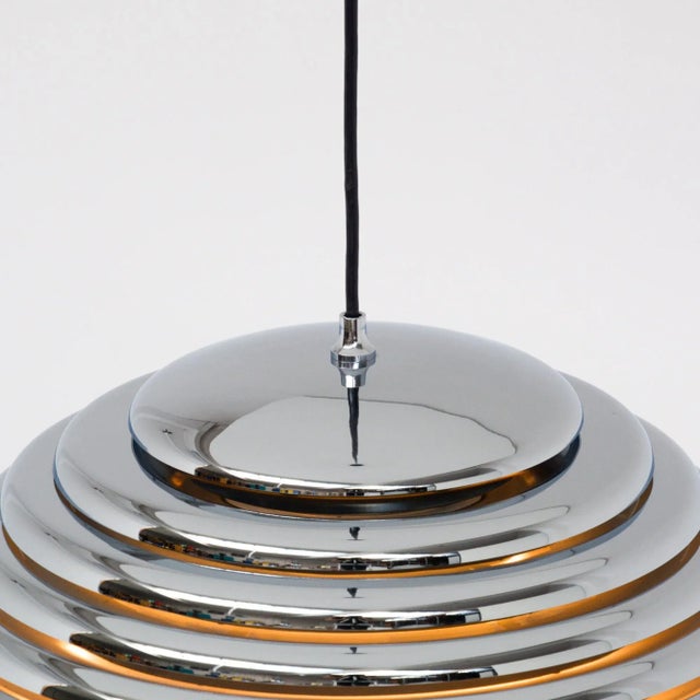 Silver Saturn Pendant Lamp by Kazuo Motozawa For Sale - Image 8 of 12