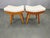 1960s Mid-Century Maple Wood Stools, Former Czechoslovakia, 1960s, Set of 2 For Sale - Image 5 of 16