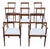 Antique Edwardian Art Nouveau Dining Chairs, Set of 8 For Sale