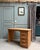 Oak Half-Ministerial Desk, 1950s For Sale - Image 4 of 13