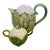 Fitz & Floyd Cauliflower Pitcher & Sugar/Creamer-Set of 3 For Sale