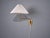 1980s Mid-Century Modern Fagerhults, Articulating Wall Light, Brass, Fabric For Sale - Image 4 of 14