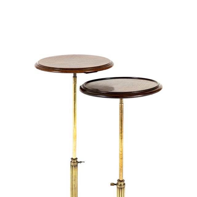 19th Century Mahogany and Brass Occasional Tables, Set of 2 For Sale - Image 3 of 18