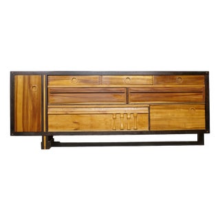 Mid-Century Sideboard in Wenge and Cherry, 1970s For Sale