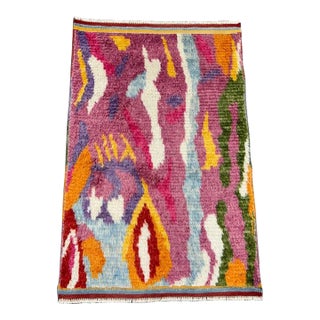 Turkish Oushak Rug 2'3" x 3'3" For Sale