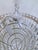 Metal Vintage Silver Rim Tiered Crystal Chandelier For Sale - Image 7 of 10