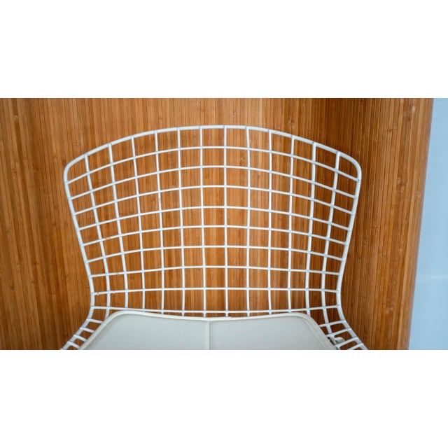 Vintage Knoll Bertoia White Side Chair For Sale - Image 12 of 18