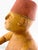 1990s Donald Nelsen Modernist Painted Wood Walking Figure Sculpture With Fez For Sale - Image 11 of 18