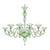 Green Rigadin Murano Glass Chandelier by Simoeng For Sale - Image 8 of 8