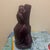 Mid-Century Modern Art Deco Glossy Dark Purple Bulldog Statue - Mid Century Modern Style Barware Decor For Sale - Image 3 of 6