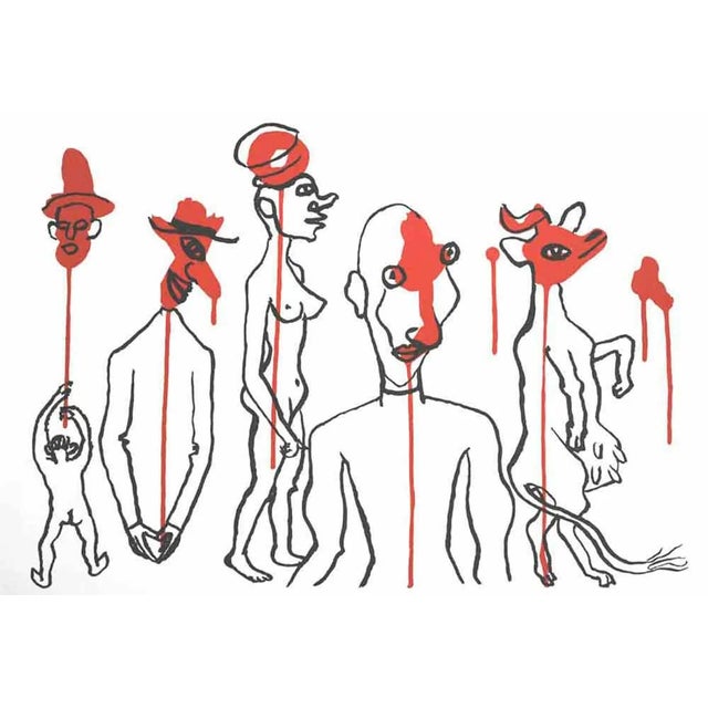 Artist: Alexander Calder Country: USA Title: DM06156d Medium: Original Lithograph Marks: Not signed nor numbered Paper...