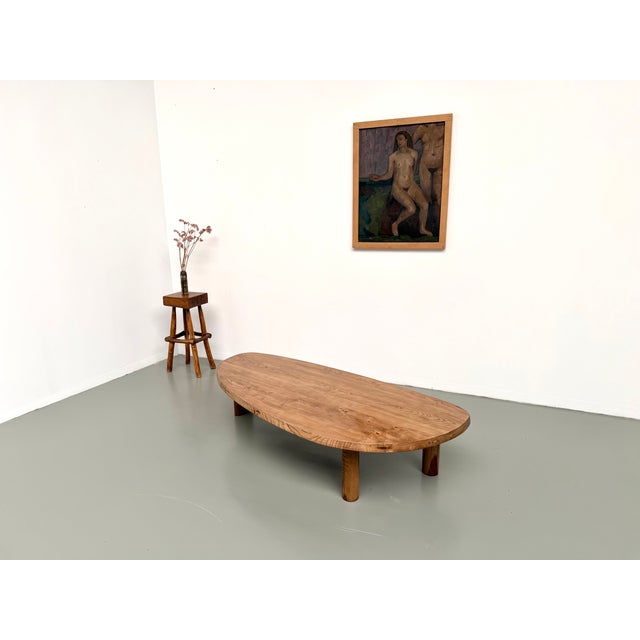 Freeform Coffee Table in Oak, 1950s For Sale - Image 14 of 18
