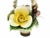 Ceramic Mid 20th Century Nuona Capodimonte Flower Basket Art For Sale - Image 7 of 10
