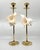Brass Candlesticks Shells Seashells Pair For Sale - Image 13 of 15