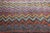 Saffron Vintage Anatolian Cicim Kilim With Zigzag Motifs – Handwoven Tribal Flatweave -6' 3'' X 9' 6 For Sale - Image 8 of 11