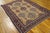 Persian 1890s Tan Camel Diamond Antique W. Persian Senneh Rug 4'8" X 6'6" Handknotted Wool Carpet For Sale - Image 3 of 6