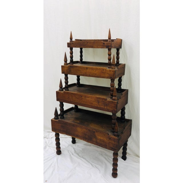 Antique Primitive Arts & Crafts Shelf For Sale - Image 4 of 10