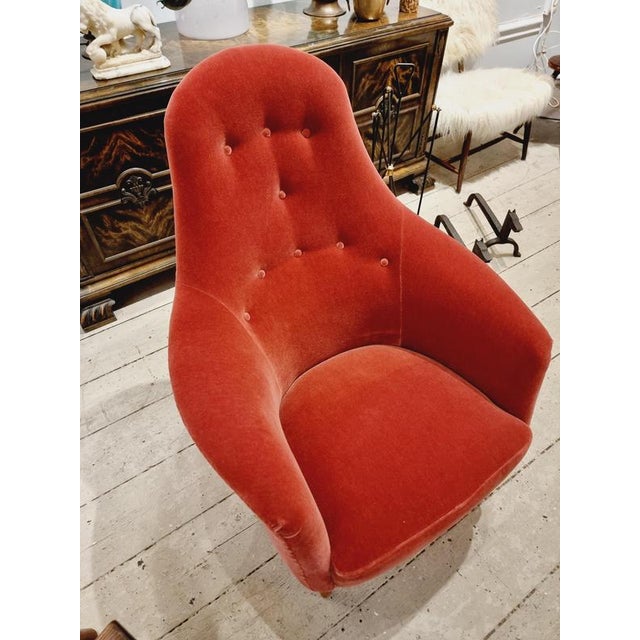 Antique Easy Chair by Kerstin Hörlin-Holmquist for Nordiska Kompaniet, 1890s For Sale - Image 3 of 8