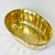 Brass Mid-Century Boho Chic Arts & Crafts Hollywood Regency Fluted Oval Brass Planter. For Sale - Image 8 of 12