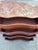 Wood Vintage Mahogany Serpentine-Front Chest of Drawers Featuring a Pink Marble Top For Sale - Image 7 of 8